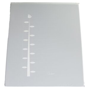 Šedá podložka do hracích ohrádek Quax Ruler 72 x 93 cm