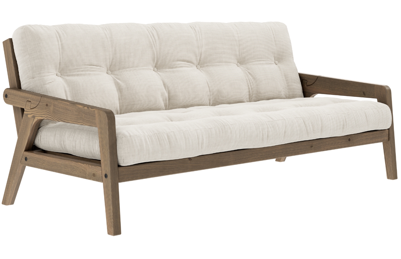 Karup Design Manšestrová rozkládací pohovka Grab 204 cm