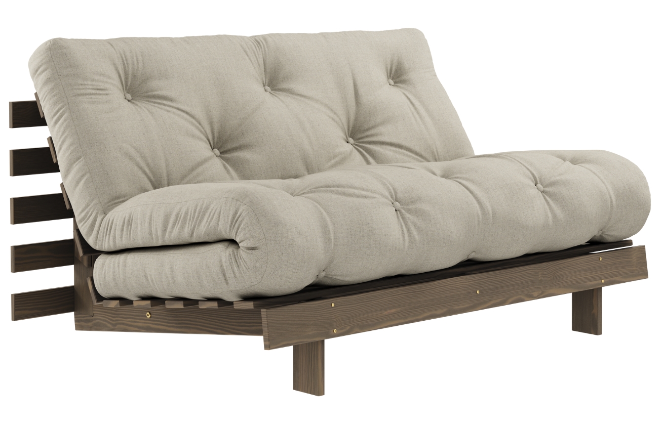 Karup Design Lněná rozkládací pohovka Roots 140 cm