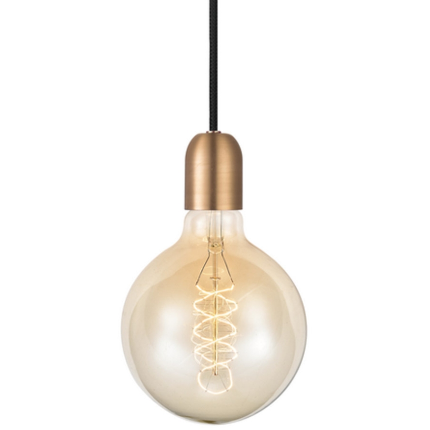 Halo Design Kovové závěsné světlo Kobber