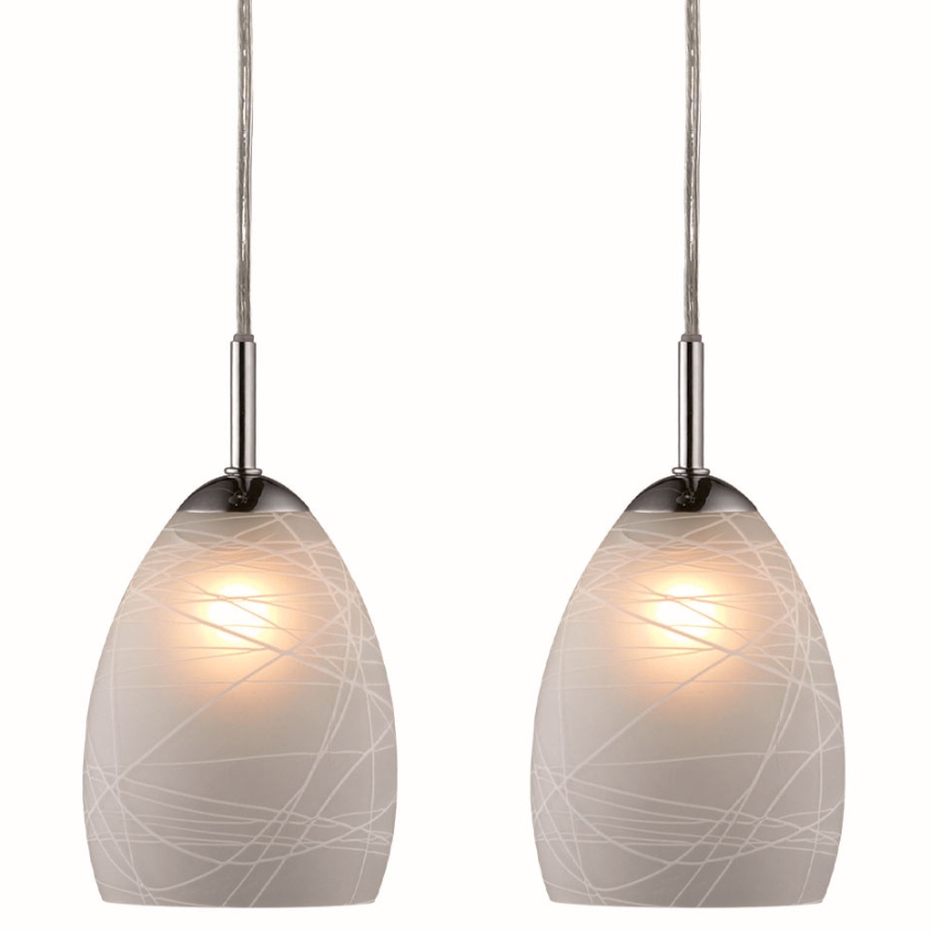 Halo Design Set skleněných závěsných světel Winner 11