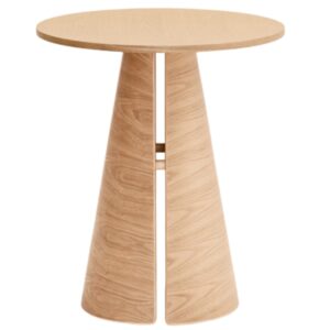 Jasanový kulatý jídelní stůl Teulat Cep 65 cm