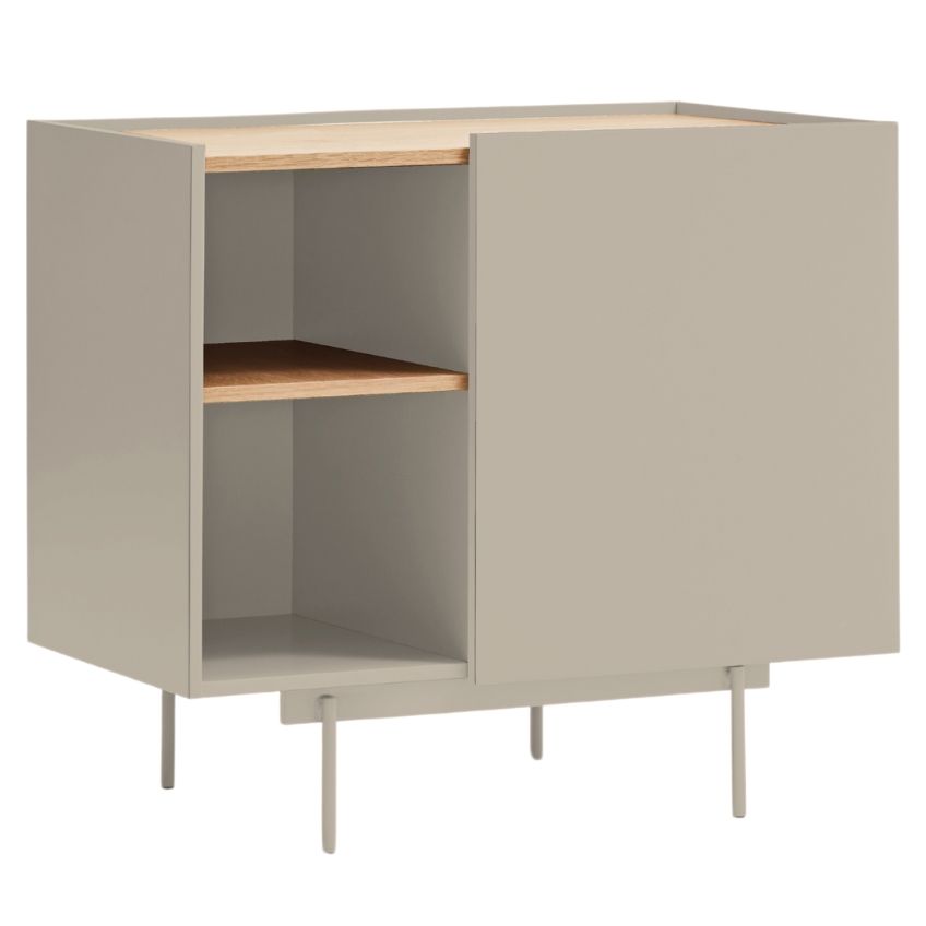 Béžová dubová komoda Teulat Otto 90 x 45 cm