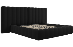 Micadoni Sametová postel Kelp 160 x 200 cm