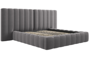 Micadoni Sametová postel Kelp 180 x 200 cm