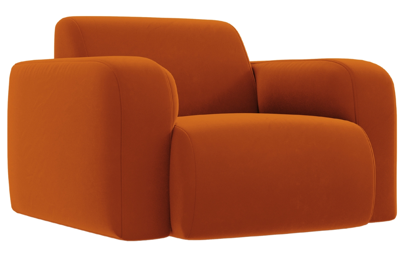 Windsor & Co Sametové křeslo Lola