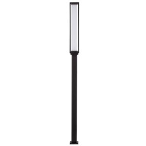 Nova Luce Černé kovové venkovní sloupkové LED světlo Solstice 220 cm