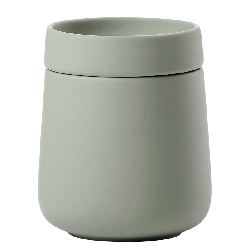 Zone Denmark Zelený kameninový koupelnový organizér Nova One