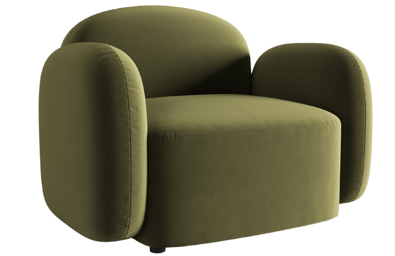 Micadoni Sametové křeslo Blair