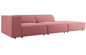 Cosmopolitan Design Sametová pohovka Arendal 262 cm