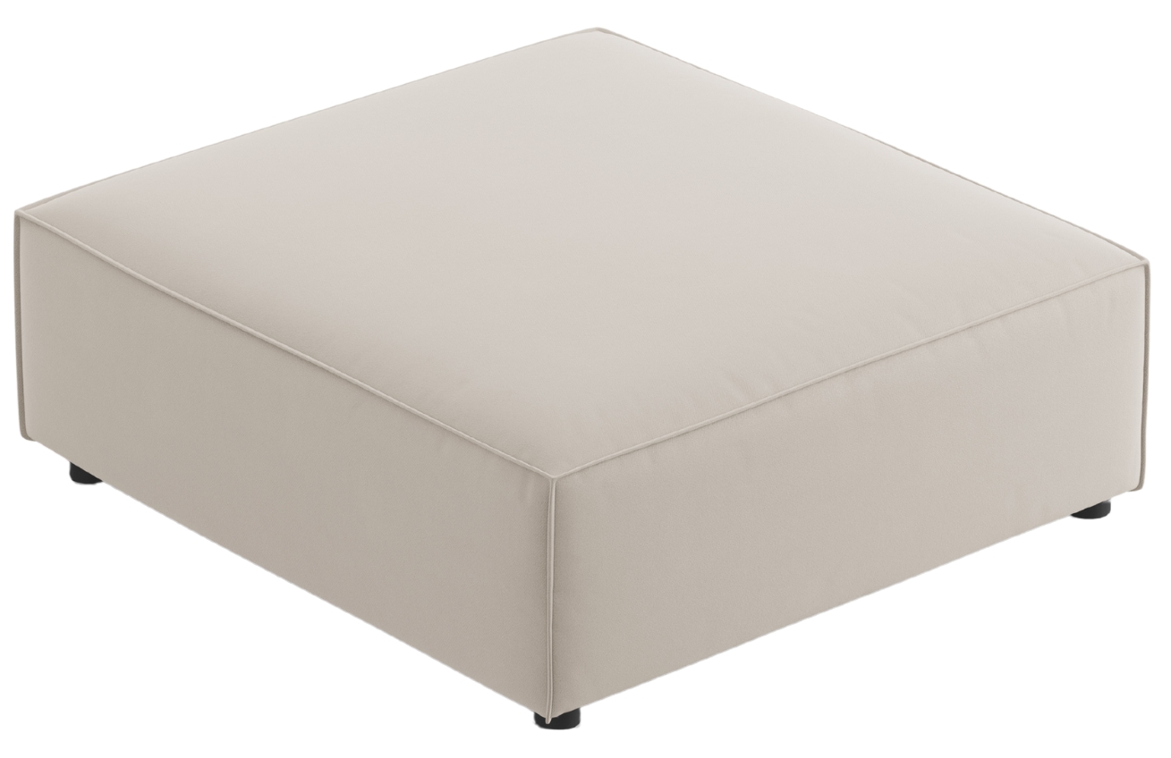 Cosmopolitan Design Sametová podnožka Arendal 102 x 80 cm