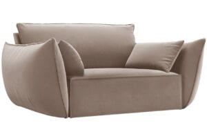 Micadoni Sametové křeslo Kaelle