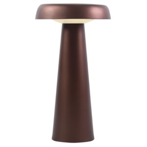 Nordlux Mosazná kovová stolní LED lampa Arcello