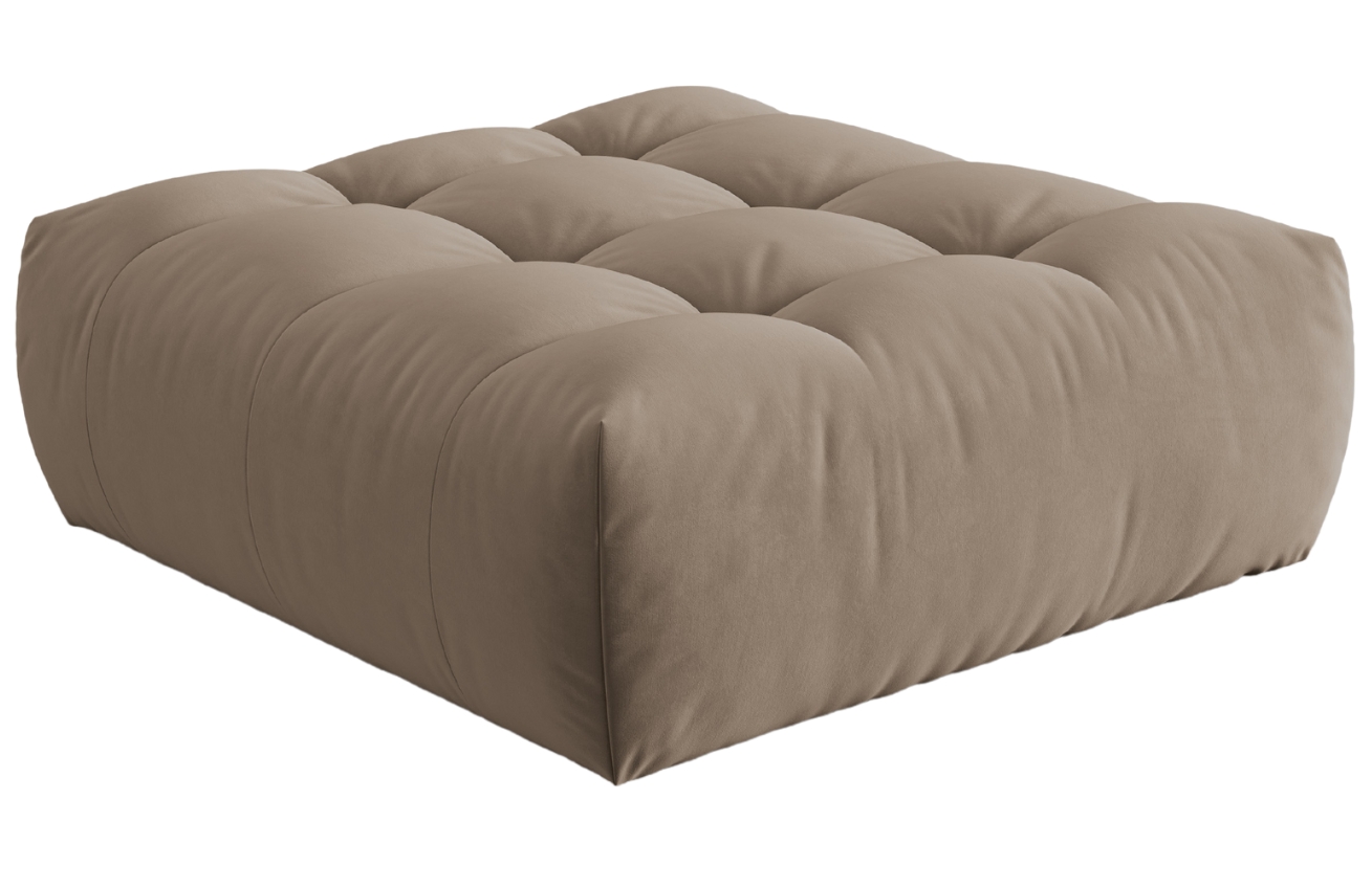 Micadoni Sametová podnožka Bloom 101 x 110 cm