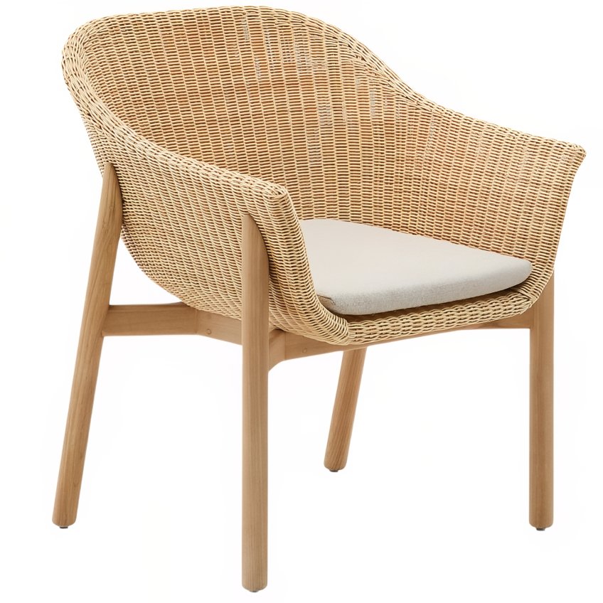 Zahradní židle z umělého ratanu Kave Home Galea