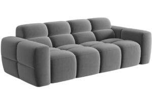 Micadoni Sametová pohovka Lisa 216 cm