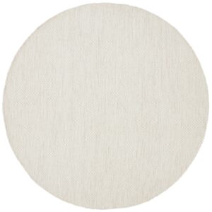 Jotex Krémově bílý kulatý koberec ZIGGY 160 cm