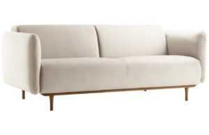 Micadoni Sametová pohovka Noomi 196 cm