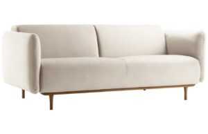 Micadoni Sametová pohovka Noomi 196 cm