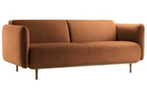 Micadoni Sametová pohovka Noomi 196 cm