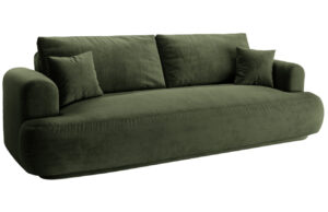 Micadoni Sametová rozkládací pohovka Ella 253 cm