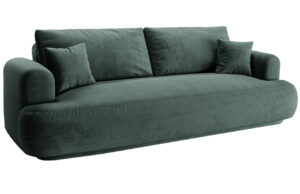 Micadoni Sametová rozkládací pohovka Ella 253 cm