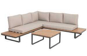 Bizzotto Zahradní set modulární rohové pohovky a stolku Zelmar