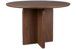 White Label Ořechový jídelní stůl LAURENT 120 cm