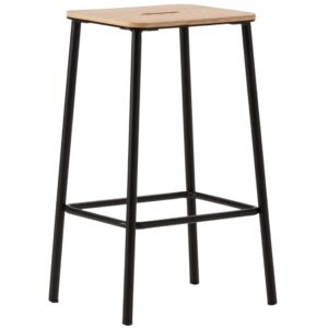 Marckeric Dřevěná barová židle Abba 65 cm