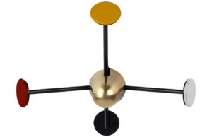 GUBI Kovový nástěnný věšák Matégot