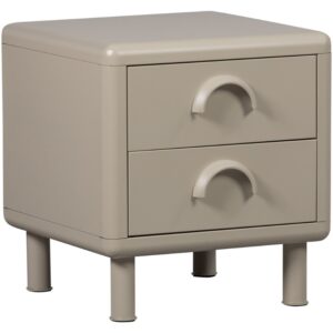 WOOOD Kovový noční stolek Rune 42 x 42 cm