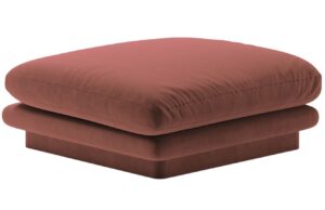 Micadoni Sametová podnožka Torino 80 x 80 cm