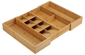 Joseph Joseph Dřevěný rozložitelný organizér na příbory DrawerStore Expanding