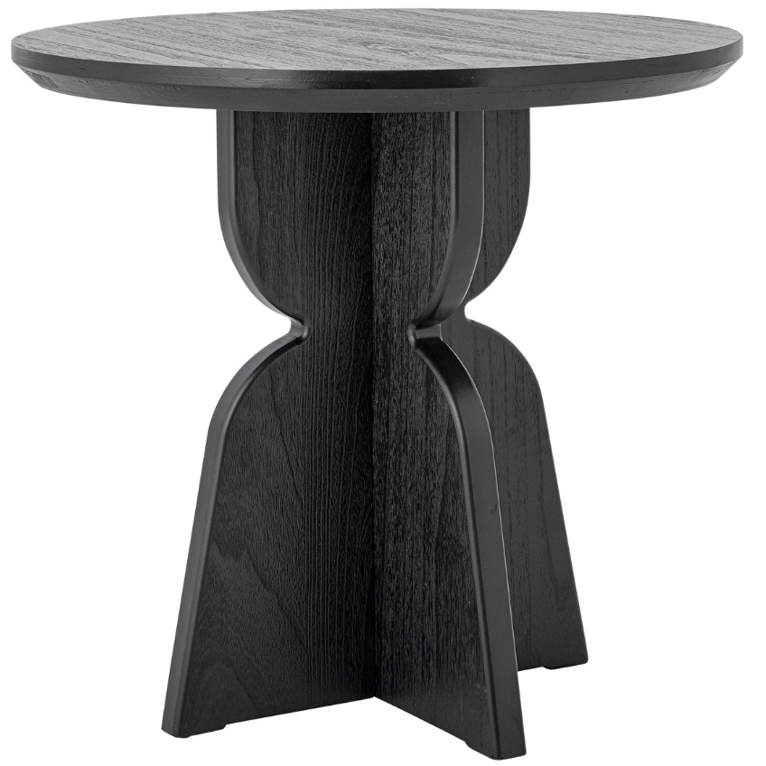 Bloomingville Černý dřevěný jídelní stůl Vixen 80 cm