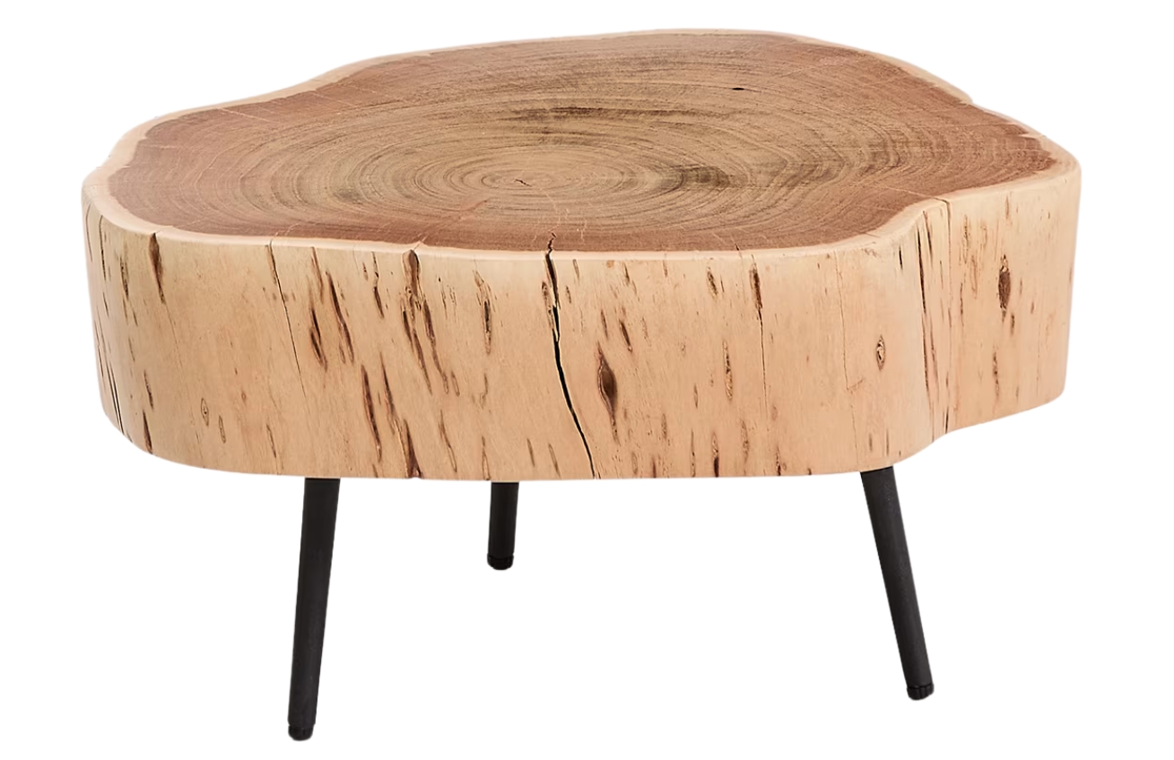 Kave Home Dřevěný konferenční stolek Tavine 49 x 47 cm