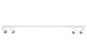 Nova Luce Bílé kovové bodové světlo Oso 120 cm