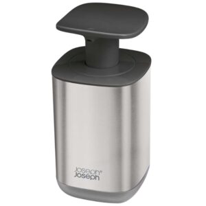 Joseph Joseph Černo-stříbrný dávkovač mýdla Presto