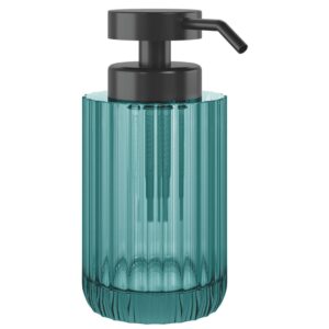 Cosmic Tyrkysový skleněný dávkovač mýdla Lido 300 ml