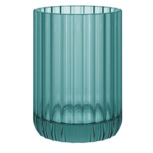 Cosmic Tyrkysový skleněný stojan na zubní kartáčky Lido