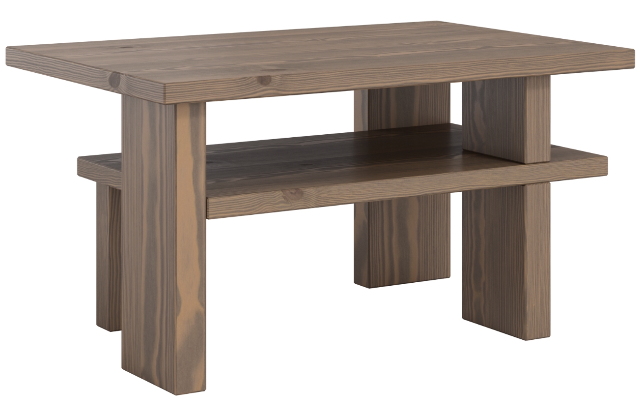 Hnědý dřevěný konferenční stolek Karup Design Japan 68 x 45 cm