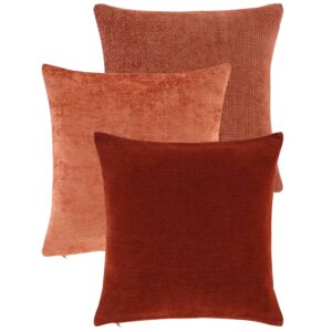 Jotex Sada tří červených povlaků na polštář CHLOE 50 x 50 cm