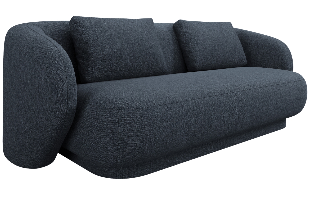 Cosmopolitan Design Modrá čalouněná dvoumístná pohovka Camden 169 cm