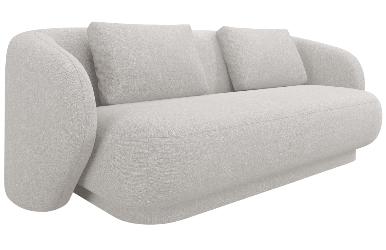 Cosmopolitan Design Světle šedá čalouněná dvoumístná pohovka Camden 169 cm