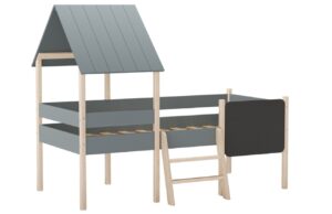 Marckeric Šedozelená dětská postel Mint 90 x 190 cm