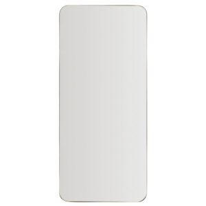 Kave Home Zlaté kovové závěsné zrcadlo Marco 180 x 80 cm