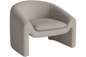 Bolia Pískově hnědé bouclé křeslo Mielo