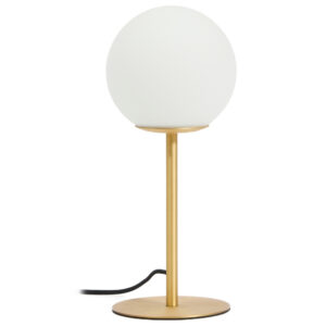 Kave Home Zlatá kovová stolní lapa Brisia