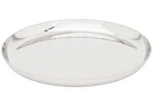 Kave Home Nerezový tác Nirela Ø 28 cm