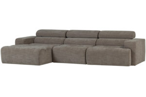 WOOOD Šedá rohová pohovka Novi 300 cm