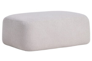 Kave Home Šedá bouclé podnožka Martina 123 x 85 cm